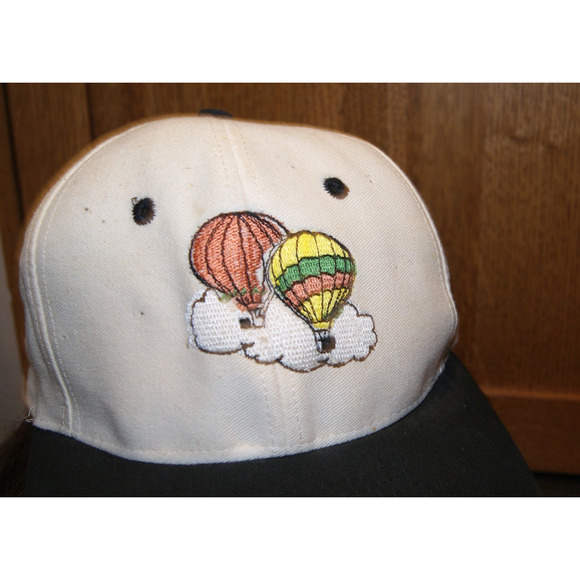 Vintage Light Up Hot Air Balloon Snapback Hat cap Fiber Optic Caplites Up RARE! - Picture 3 of 12